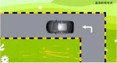 科目二直角转弯技术图解