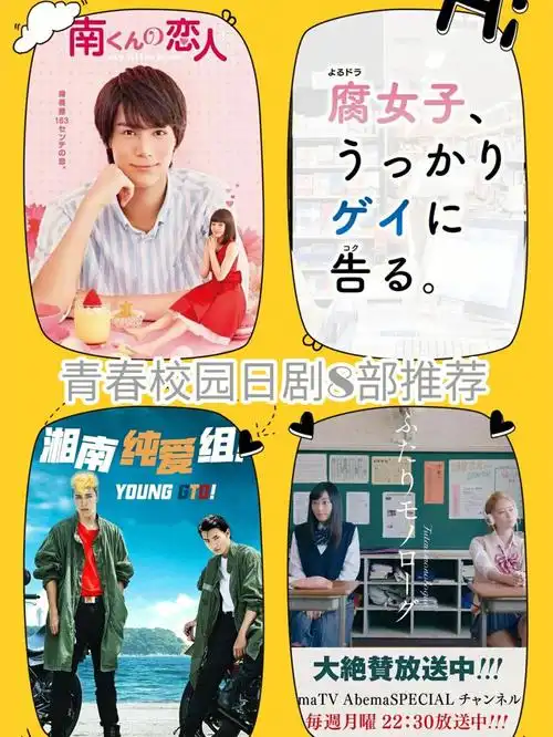 好看的日剧推荐  青春校园日剧8部推荐1阿南的小情人(豆瓣评分6.