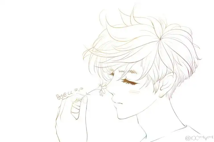 鹿晗 手绘 甜蜜蜜