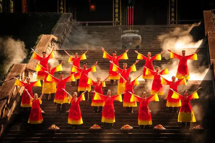 黄帝祠宇轩辕赞实景祭祀祈福表演