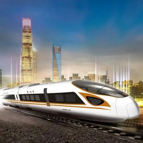 [双电版] 高铁复兴号和谐号火车头遥控电动复兴号动车组套装仿真模型