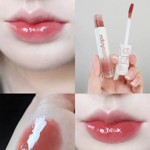 ins直播款白桃乌龙镜面唇釉玻璃水光唇彩小众品牌口红女学生平价