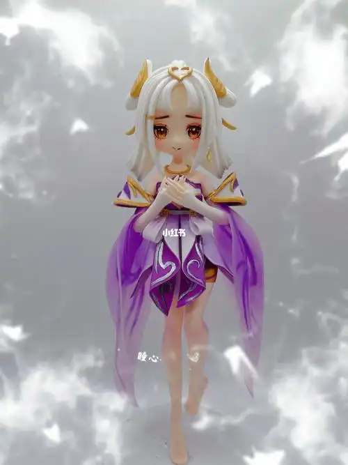 黏土手办定制超轻黏土自制王者嫦娥q手办