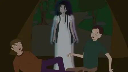 恐怖故事动画:我们的帐篷被她发现了