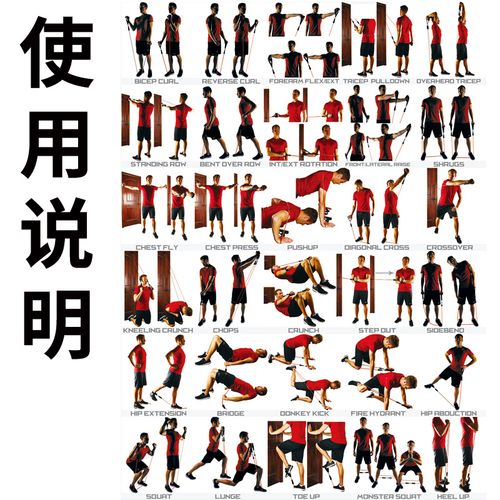 拉力家用健身器材弹力阻力力量训练胸肌女士强力拉力绳