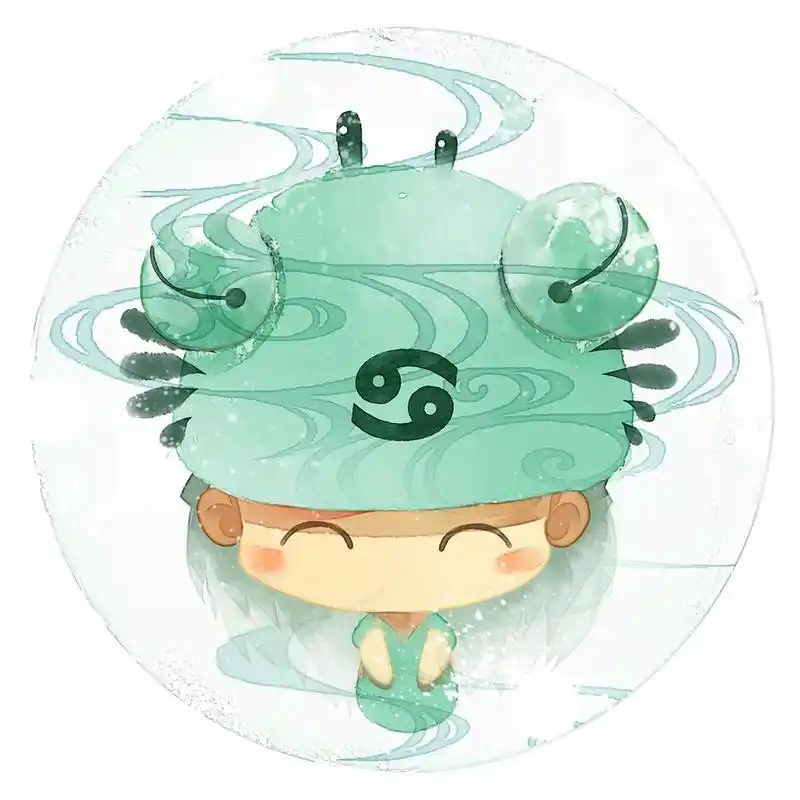 梁阿渣系列ヾ(o)ヾ萌萌哒 水彩风 头像~巨蟹座