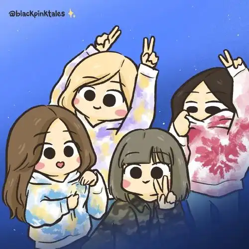 卡通漫画blackpink看图编故事---成员的一天8一位不愿意透露姓名的