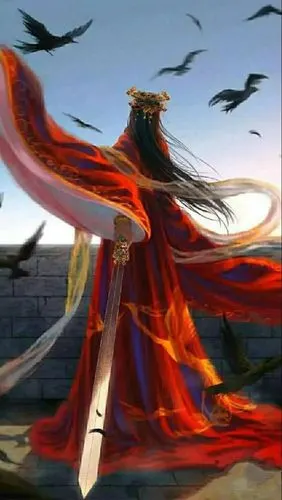 超仙的红色古风壁纸要不要抱图呢