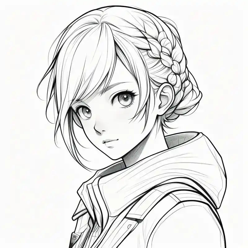 96手绘人物头像线稿,快来认领～ 手绘的人物头像线稿就是好看,简单