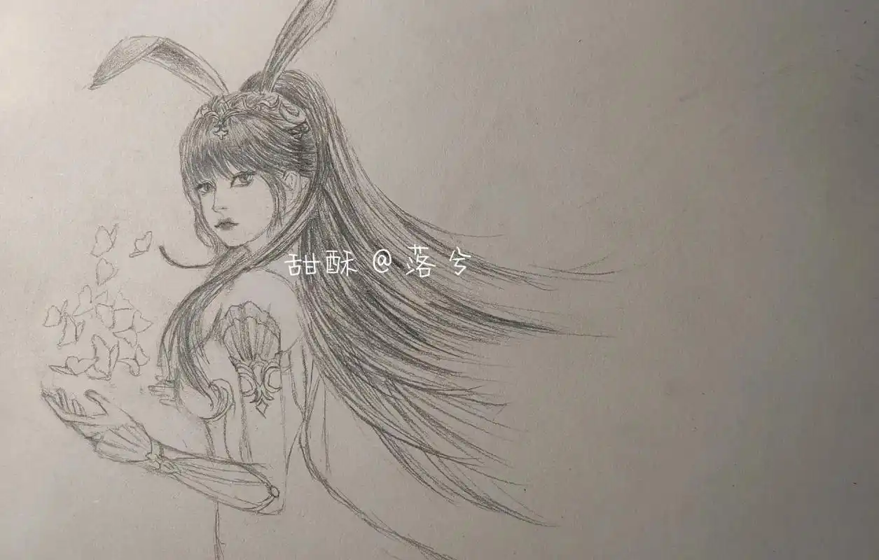 小舞手绘 不是太好,请见谅 #跨过2021  - 抖音