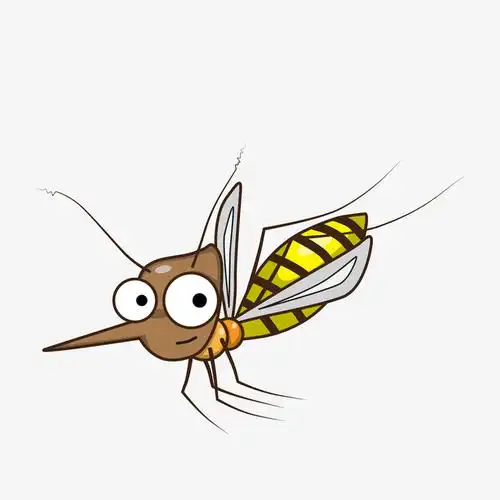 卡通蚊子矢量图下载