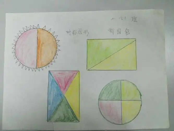 "神奇的对称图形"~二(5)班数学小报展.