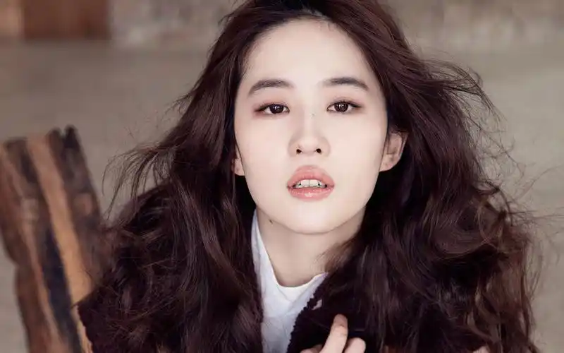 刘亦菲时尚清纯写真桌面壁纸