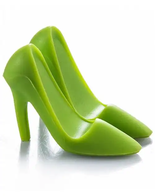 友纳 高跟鞋手机支架 绿色