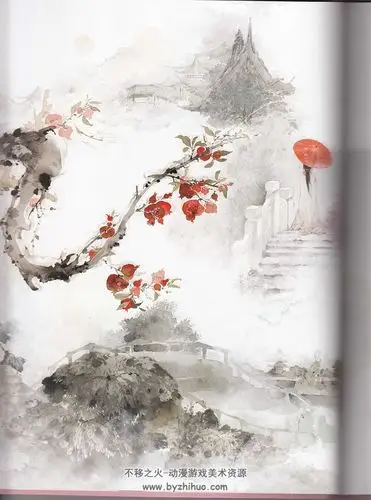 锦瑟手绘东方古风插画画集水彩手绘插画欣赏百度网盘下载