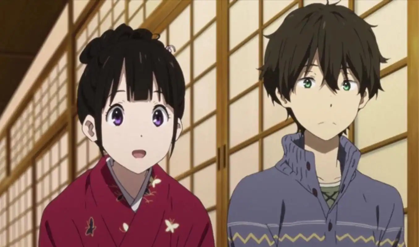 「冰菓」折木奉太郎和千反田爱瑠被困小杂屋,奉太郎巧妙化解危机