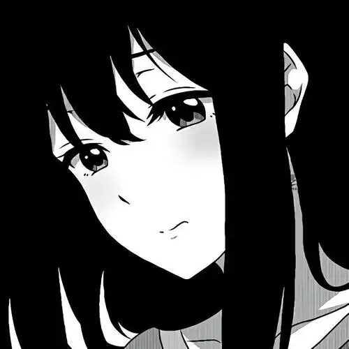 黑白二次元女头