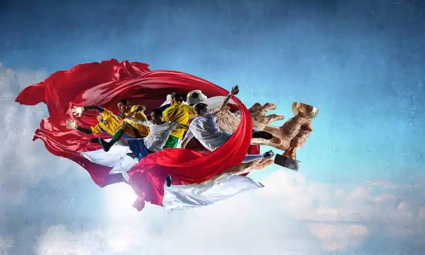 胜利,勒紧,奖杯,蓝天,背景