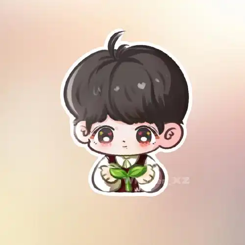 我画的就是肖战#@x玖少年团肖战daytoy合辑:一笔一划是小赞