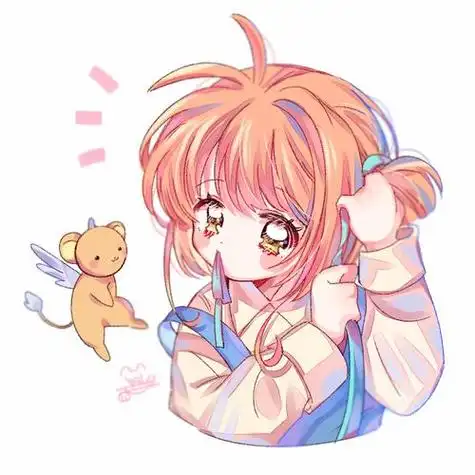 插画头像q版超软萌二次元高清动漫女生头像闺蜜姐妹都可