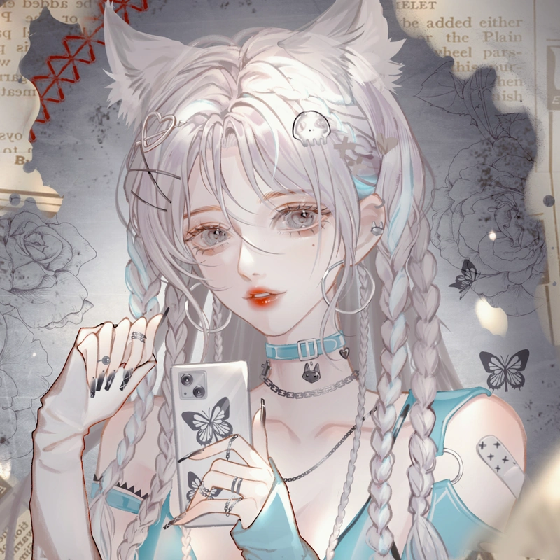 仙气动漫女生头像|热闹的人容易散,慢热的人最长情