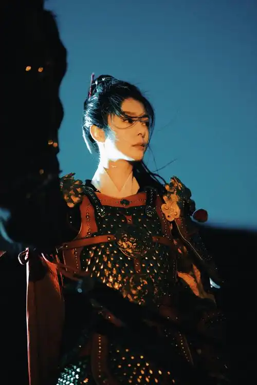 傅菁女将军造型#吗呀战损高马尾红衣…我的最爱…请问谁速速来给篙技