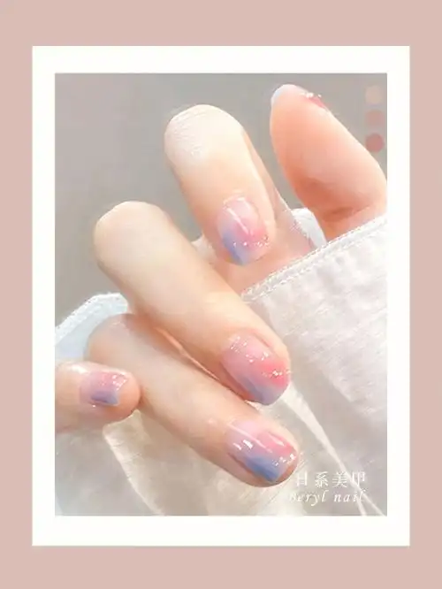 渐变晕染美甲超级梦幻的色彩搭配75