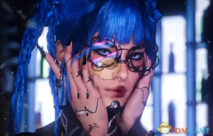 赛博朋克2077时尚圆形眼镜mod