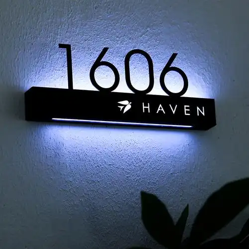 发光字招牌门头设计公司门牌发光字定做不锈钢字立牌灯箱广告牌