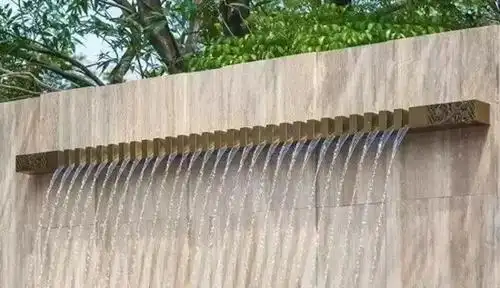 无水不成园,邂逅流水景墙,给炎炎夏日降个温!