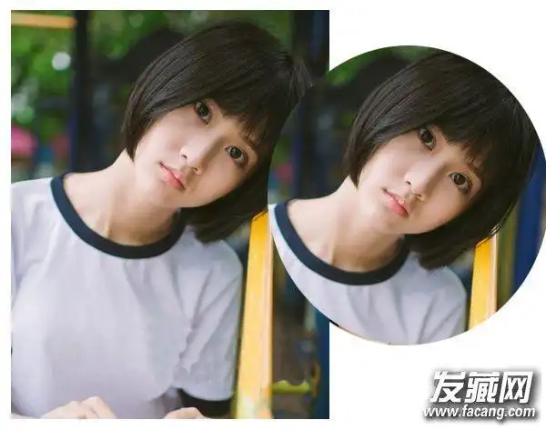 时尚的齐耳短发发型2016年甜美蜕变3