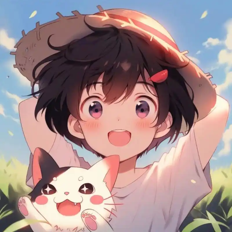 治愈系动漫男生头像