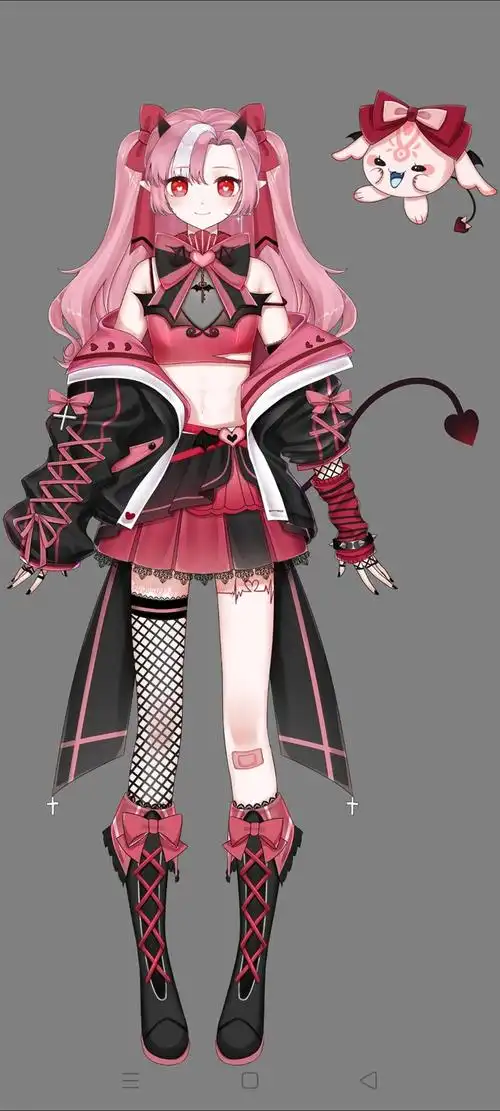 嘿嘿晒晒自己的出道人设立绘ω