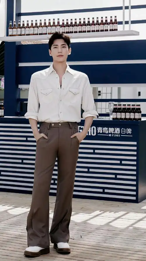 杨洋#其实比起半身照或怼脸照,我更喜欢看全身照或视频,因为气质筛哌