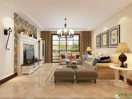 90平米三室一厅装修效果图简约三室一厅一卫