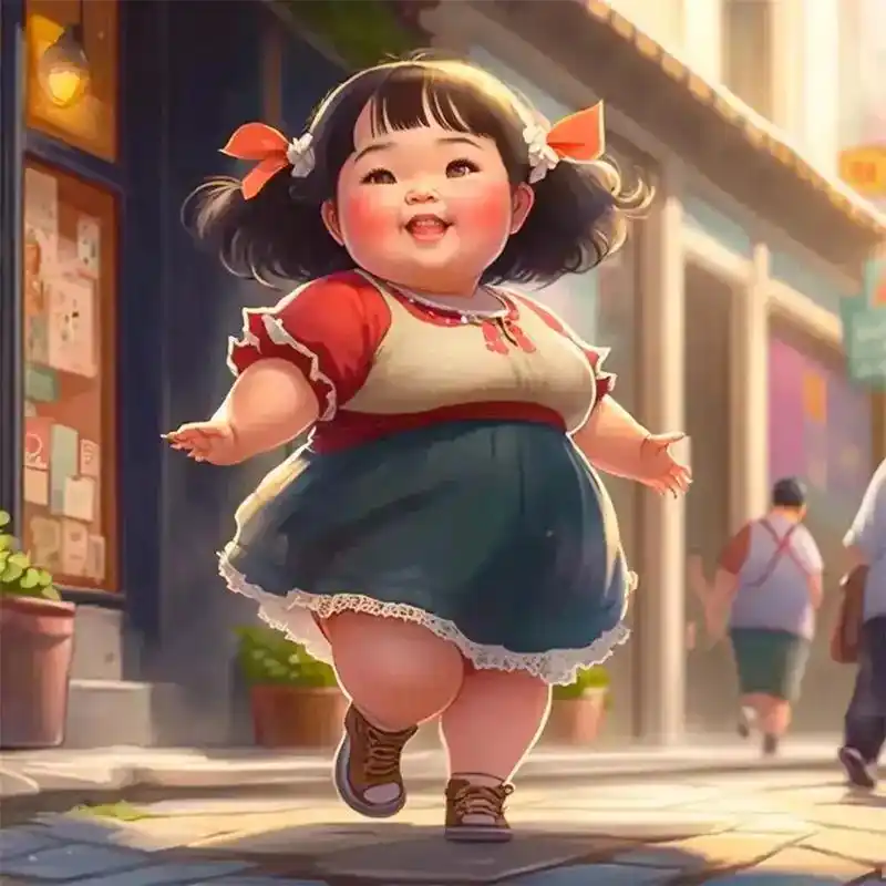 网络超火的胖妞可爱头像图片 - 抖音