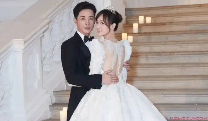 唐嫣婚礼现场照曝光 花团锦簇唯美温馨唐嫣抛绣花很可爱