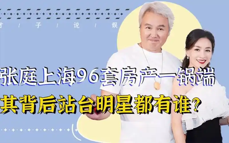 上海96套房产一锅端!张庭林瑞阳黑色产业链牵扯有多广?