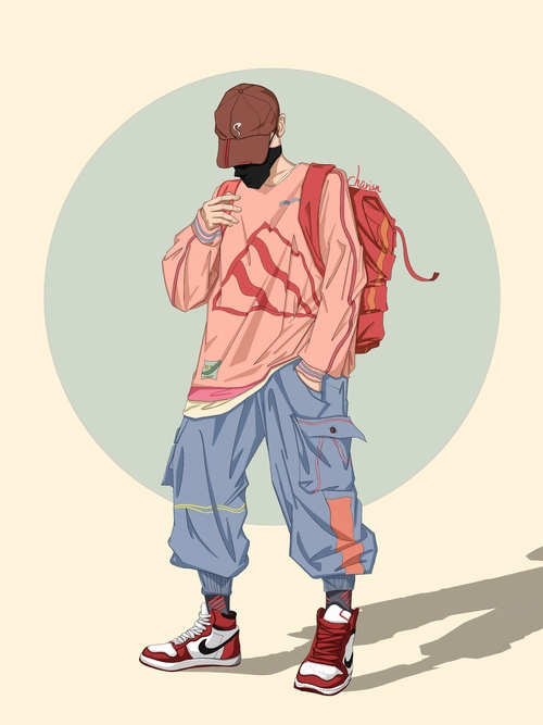 服装搭配|插画|新锐潮流插画|charisn - 原创作品 - 站酷 (zcool)