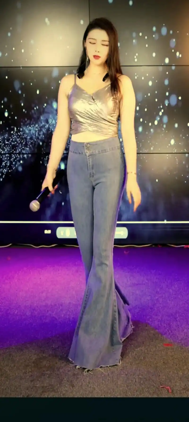 歌手毛惠直播截屏,歌声好美! - 抖音