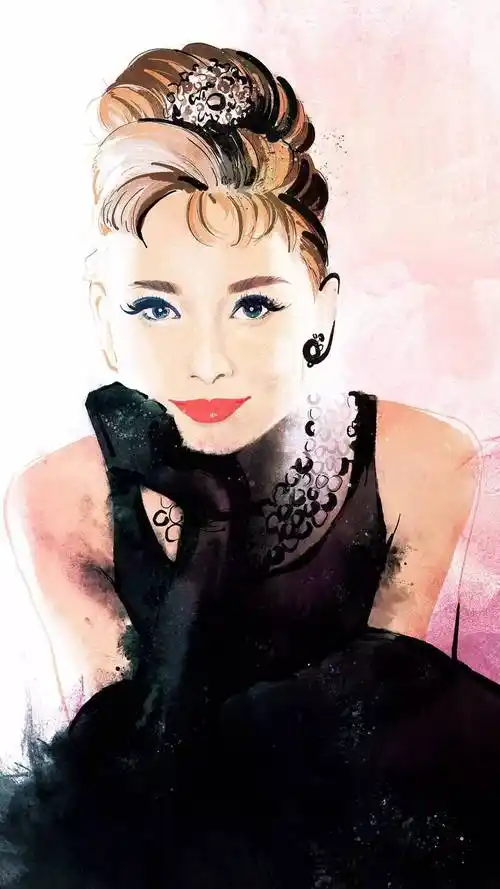 奥黛丽赫本,高清图片,手机锁屏桌面-壁纸族