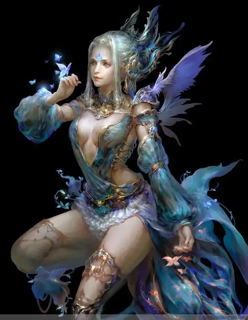 美妙绝伦的3d绘画游戏美女采集