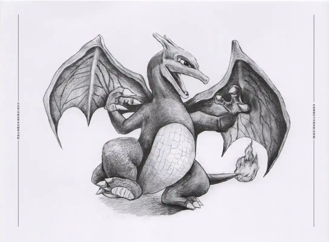 创意素描卡通动漫素描作品临摹素材分享～ 创意素描卡通动漫素描作品