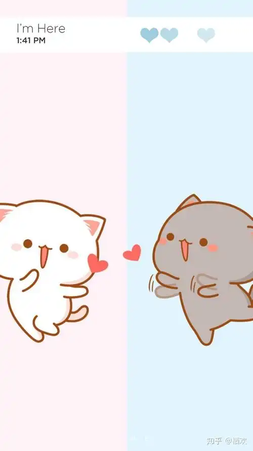 情侣聊天背景图