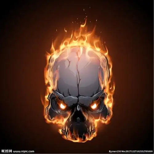 火焰骷髅图片