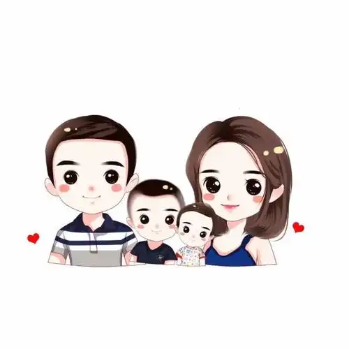 全家福头像,家有儿女,幸福之家微信头像