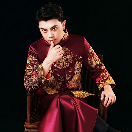 秀禾服男装中式新郎