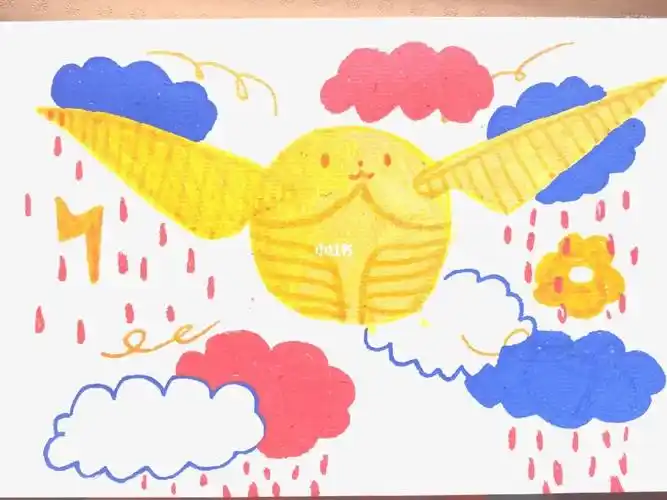 插画  #简笔画  #原创插画  #插画分享  #金色飞贼  #哈利波特