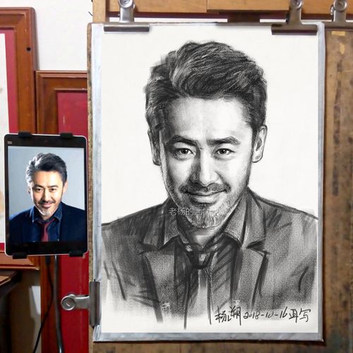 素描画像定制手绘彩铅画头像画代画肖像画人物画真人照片转手绘画