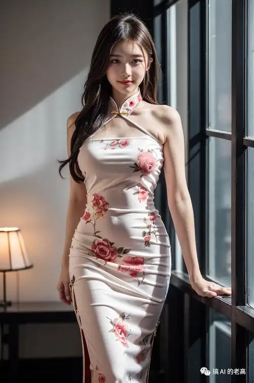 曲线之美性感女孩的旗袍之魅